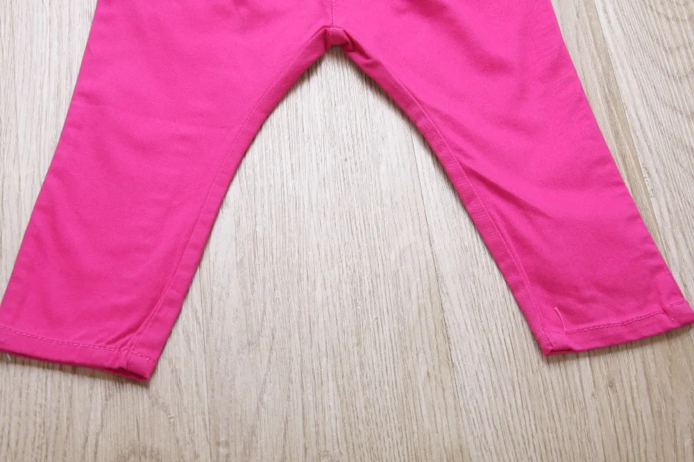 Y TMJ2-2115031; осенняя одежда для маленьких девочек; штаны; однотонная детская одежда с цветочной аппликацией для девочек; брюки; детская одежда