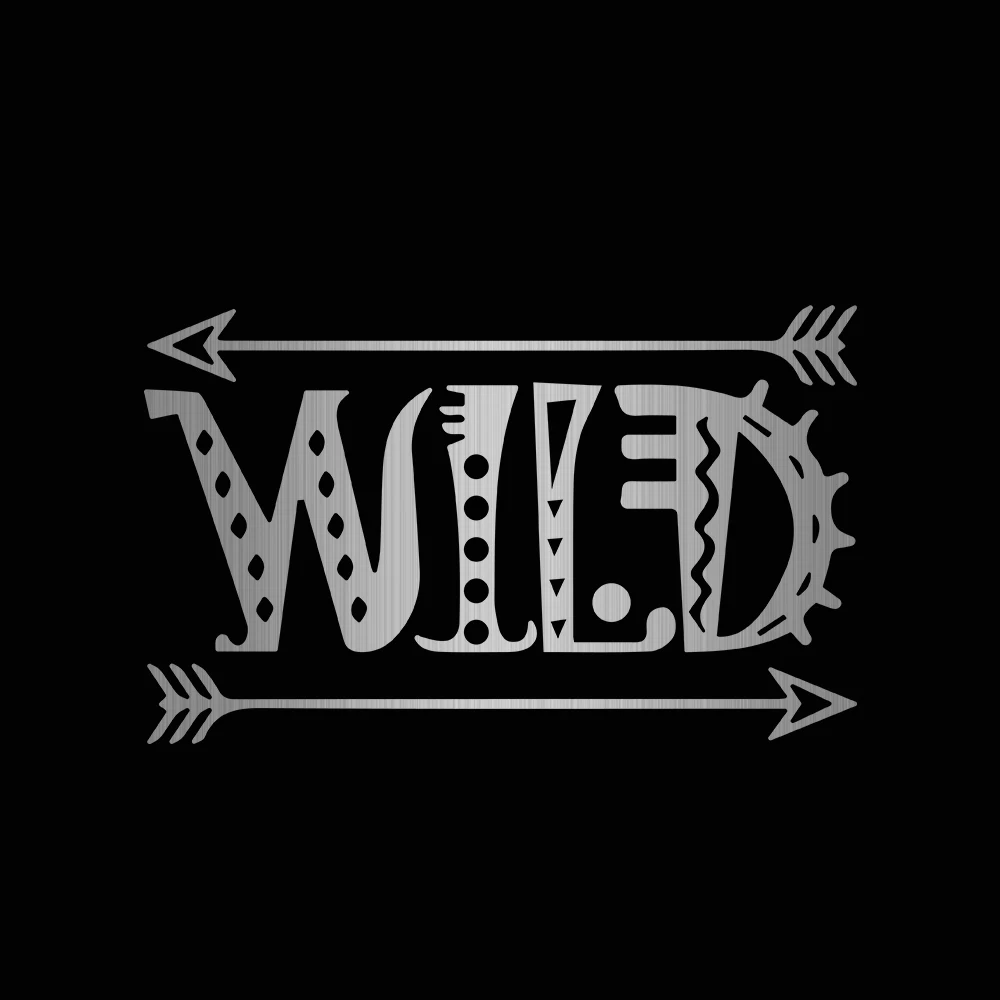 Rylybons креативные автомобильные наклейки с надписью Wild и наклейка Стайлинг