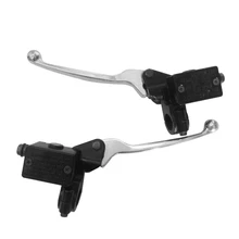 Motorcycle 10mm Banjo Hydraulic Brake Lever Left/ Right Handle Brake Clutch Master Cylinder Lever For 90cc 110cc 125cc Dirt Bike цена Motorcycle 10mm Banjo Hydraulic Brake Lever Left/ Right Handle Brake Clutch Master Cylinder Lever For 90cc 110cc 125cc Dirt Bike цены онлайн