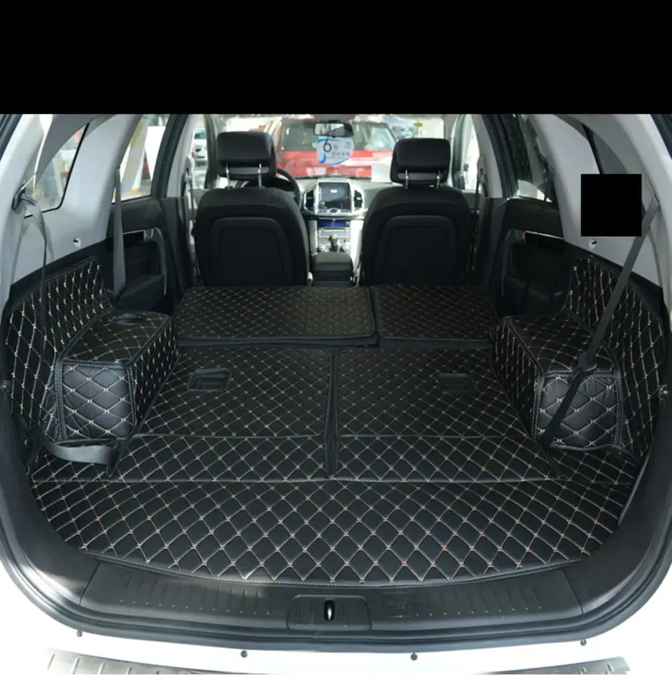 Волоконно-кожаный коврик для багажника автомобиля chevrolet captiva Daewoo Winstorm holden 2006-2017 2016