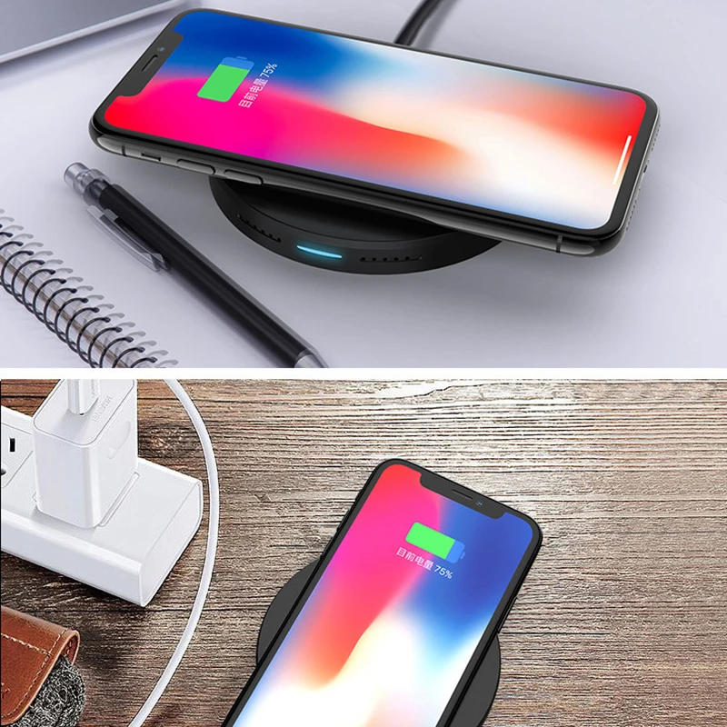 Wirless شاحن هاتف خلوي 10 W تشى اللاسلكية شاحن سامسونج ملاحظة 9 السفر شاحن آيفون 7 8 زائد X XR XS ماكس شاحن سريع Wirless شاحن هاتف خلوي 10 W تشى اللاسلكية شاحن سامسونج ملاحظة 9 السفر شاحن آيفون 7 8 زائد X XR XS ماكس شاحن سريع