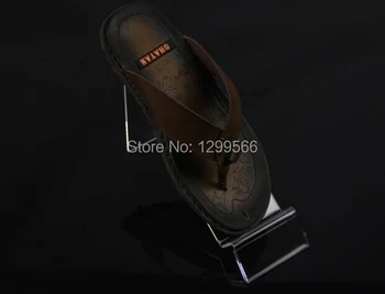 

10pcs Thickened high quality acrylic Shoe display stand with price tag cell phone purse Shoe display holder rack free shipping