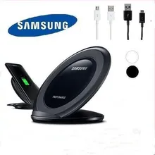 Original samsung qi Wireless Charging Fast Charger Pad Stand for Samsung Galaxy S8 S7 S6 Edge EP-NG930 +Free fast data wire