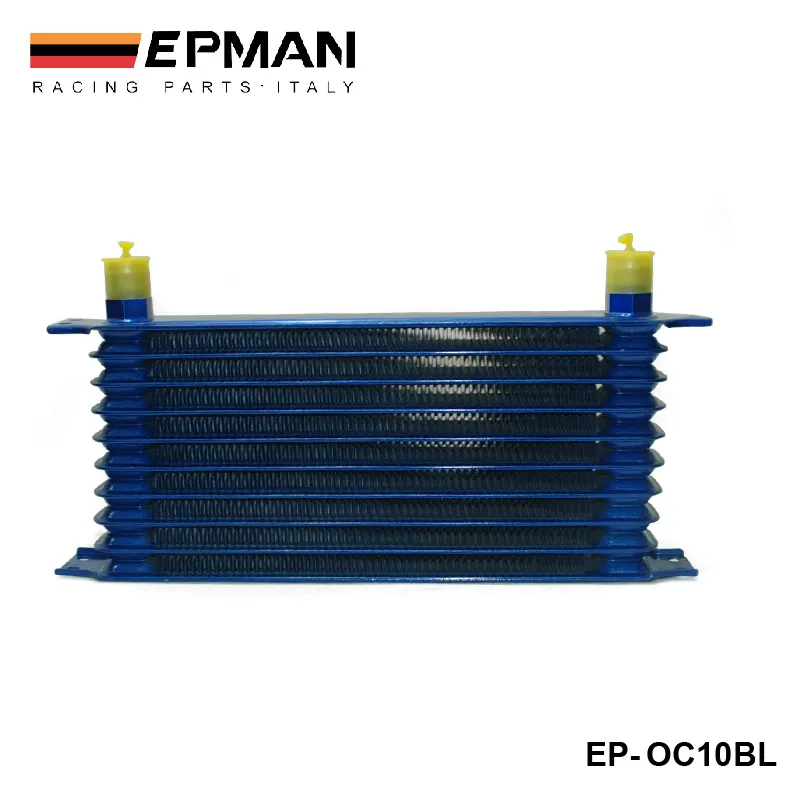 EPMAN - 10rows 50mm thick aluminium universal TRUST TYPE oil cooler EP-OC10BL