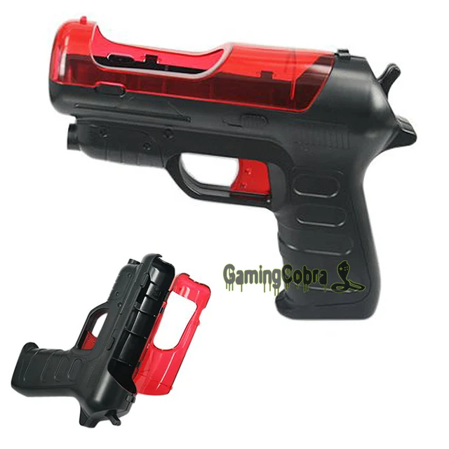 Best Offers 1pcs Black Color Gaming Gun Pistol Controller for Playstation 3 PS3 Move Game Best Offers 1pcs Black Color Gaming Gun Pistol Controller for Playstation 3 PS3 Move Game