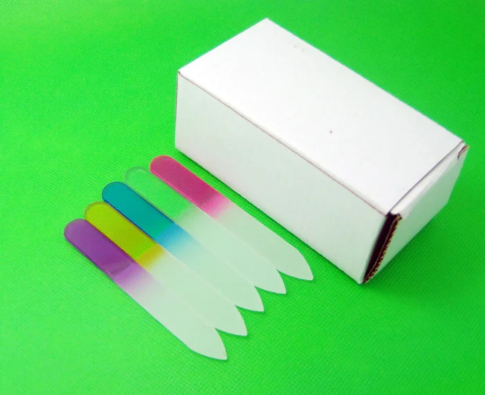 20 шт. стеклянные пилочки для ногтей 3 5 дюйма|glass nail file|nail filenail file buffer |