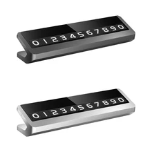 Скрытая Автомобильная Временная парковочная панель с карточками металлический люминесцентный ночник автомобильный Стайлинг Автомобильная телефонная карточка теле телефонная карточка