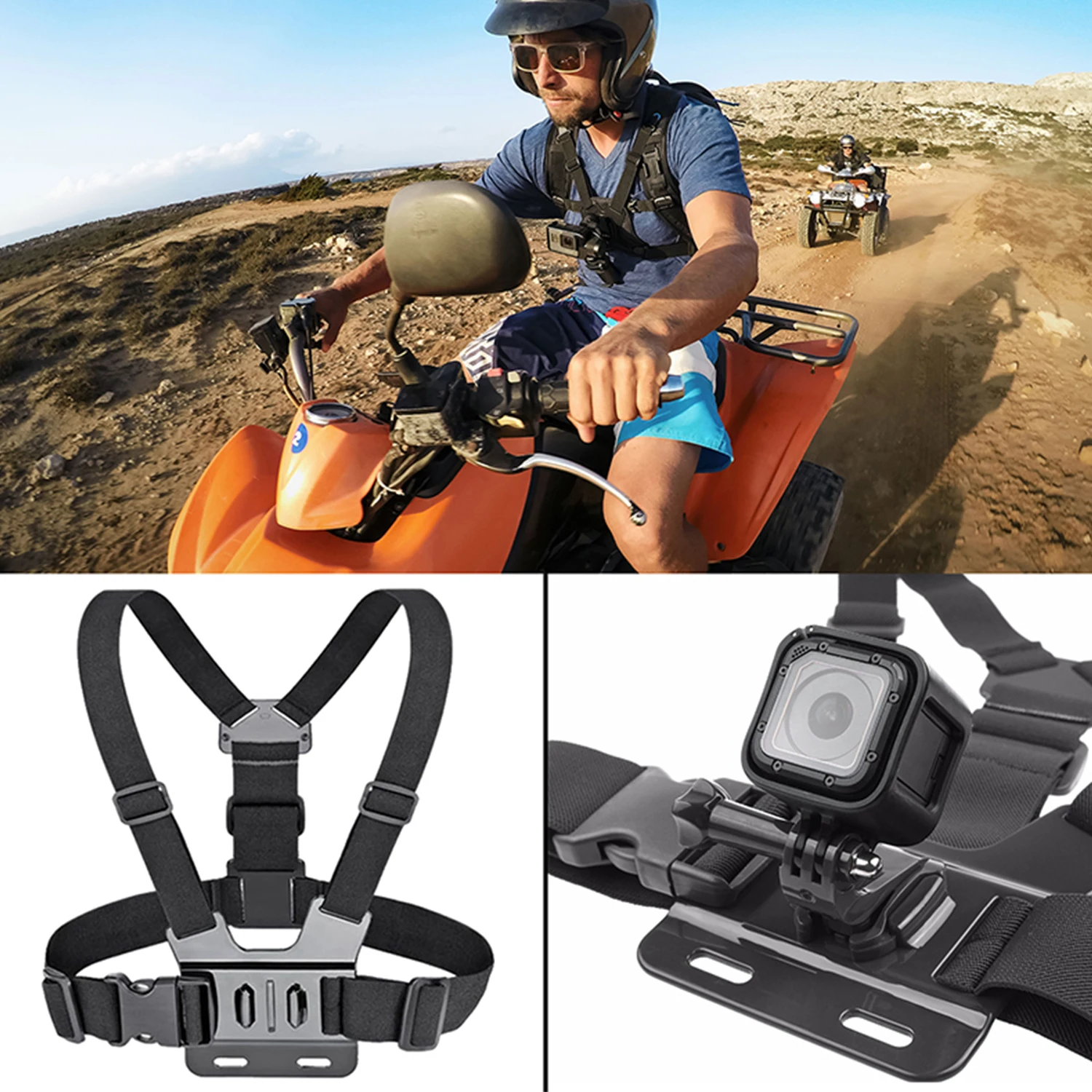 Gosear 9 шт. для Go Pro полный Дайвинг Surfriding аксессуары комплект для GOPRO Hero 7 6 5 спортивная Экшн-камера