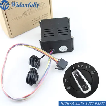 

Widanfolly Chrome Headlight Switch With Auto Sensor Light For Polo Golf 4 JETTA MK4 New Bora Passat B5 5ND941431B 5ND 941 431B