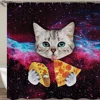 Cartoon Cat shower curtain 3D bathroom shower curtains waterproof fabric shower curtain funny shower curtain or mat ► Photo 3/6