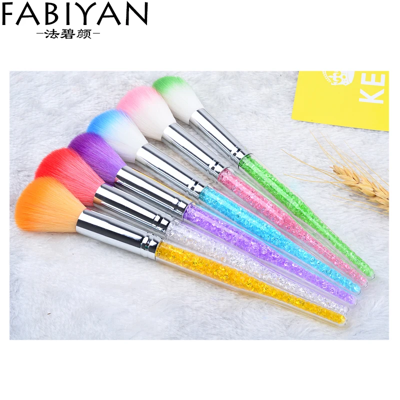 

Nail Art Dust Brush Blush Makeup Foundation UV Gel Powder Cleaner Remover Acrylic Rhinestone Handle Manicure Tools Accessoires