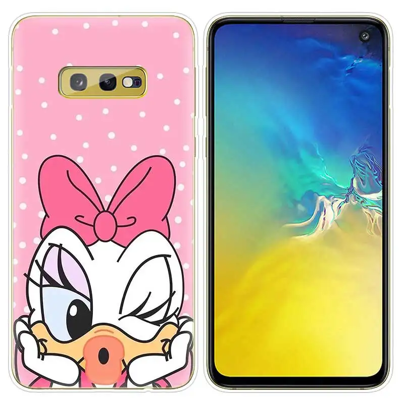 Силиконовый чехол для samsung Galaxy S10 S10e S8 S9 J4 J6 A6 A8 плюс 5G M30 M20 M10 A50 A30 A10 крышка Минни Мышь - Цвет: SK-006