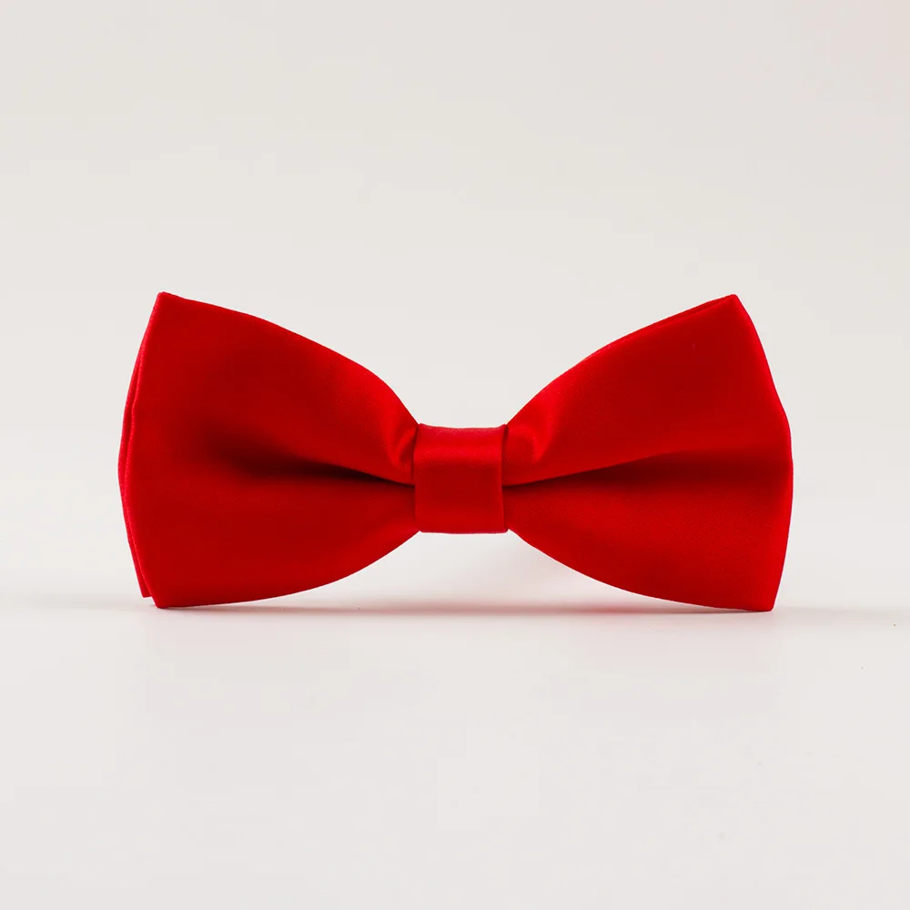 16 Цвета Solid Bow Tie Для мужчин Регулируемый полиэстер лук галстук-бабочка для мальчиков и девочек Карамельный цвет Жених выпускного вечера вечерние Для женщин с бантом - Цвет: Color 9