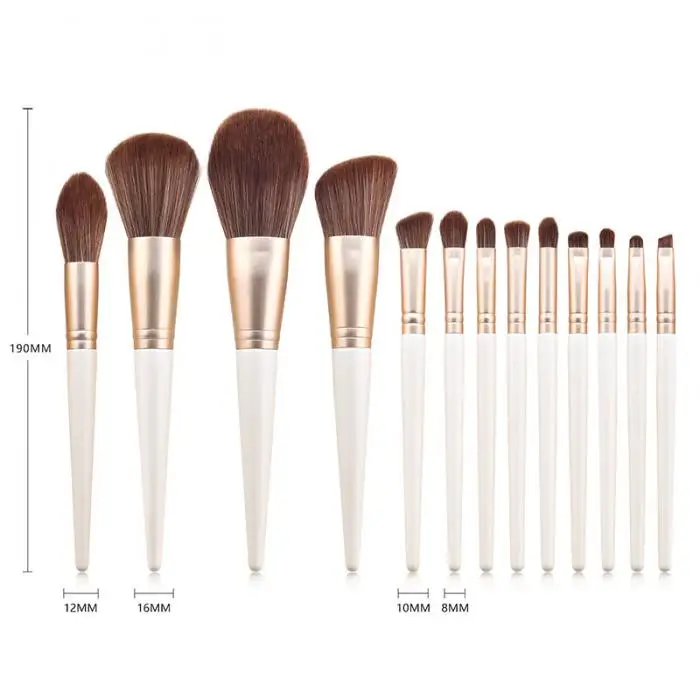 HOT 13pcs Makeup Brushes Set Powder Foundation Blusher Eye Shadow Cosmetic Tools JIU55