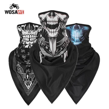 

Motorcycle Face Mask Cycling Mask Balaclava Windproof Neck Scarf Ride Face Shield Mascaras Bike Face Mask Moto Bandana Men Women