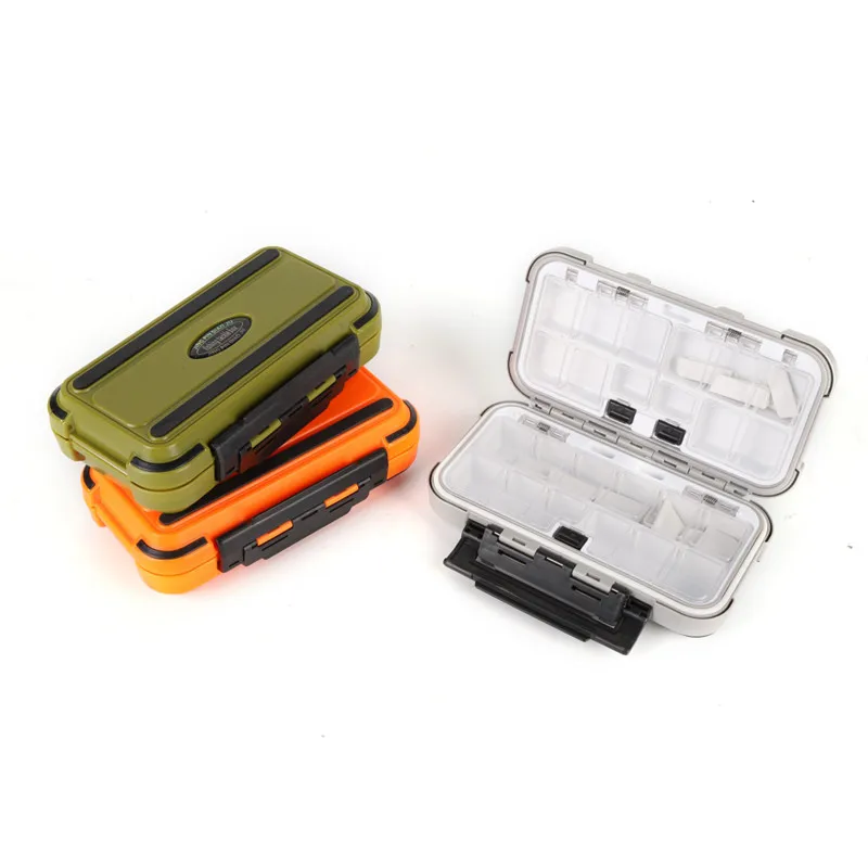

20CM Fishing Tackle Box Multiple Compartments Double Sided Fish Lure Bait Line Hooks Holder Container Fishing Accessories Box