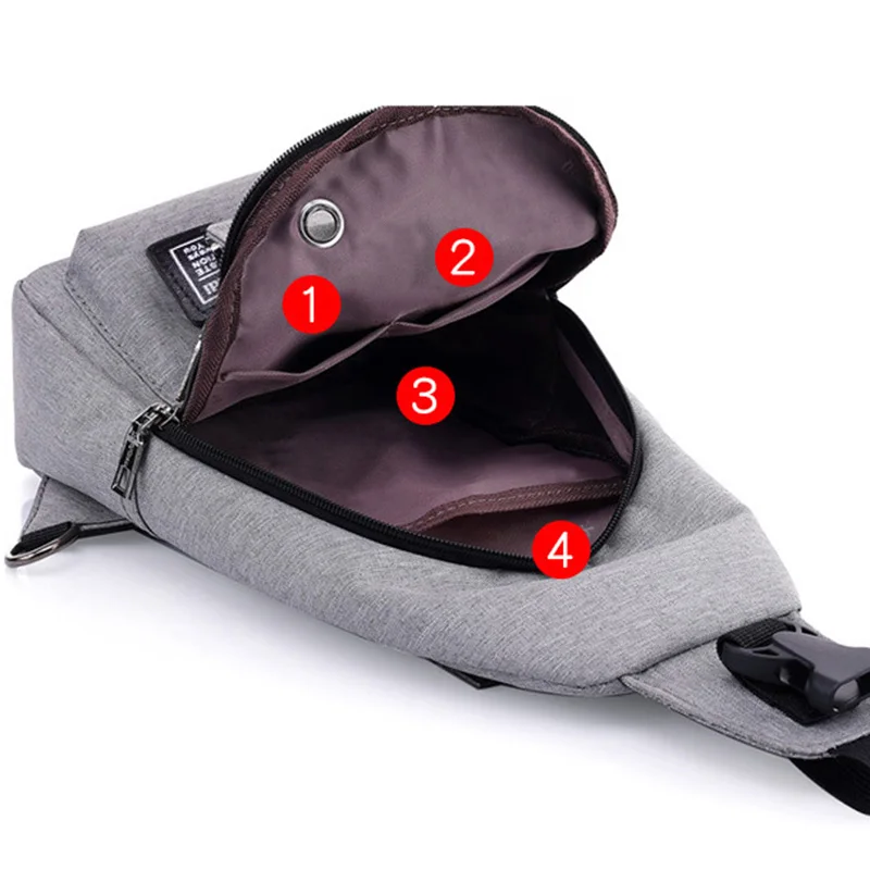 Men USB Charging Backpack Travel Anti Theft Canvas Chest Bag Women Headphone Hole Teenager Casual Bags Sac A Dos Homme BP0220 (16)