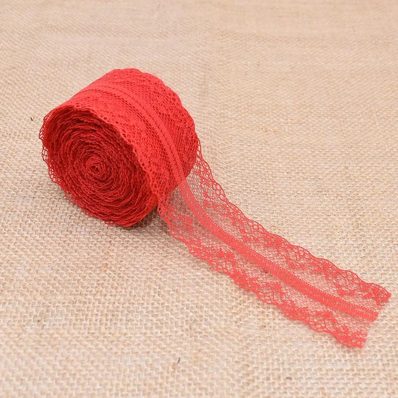 Lace Ribbon Tape Lace Trim Fabric For Width 40MM Webbing Sewing 20m//roll