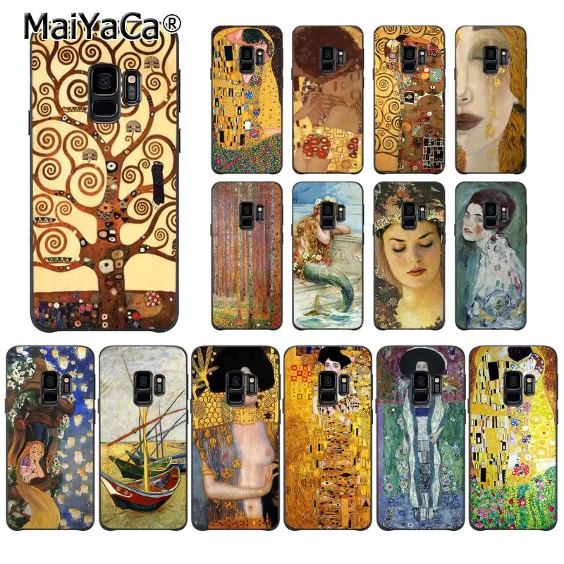 

MaiYaCa Gustav Klimt Tree of Life Golden Tears Oil Painting Art PhoneCase for Samsung Galaxy S9 S10 Plus S10E S6 S7 S8 S9 S9Plus