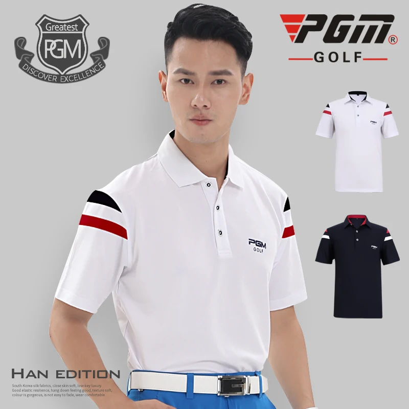 Новая одежда для гольфа мужская футболка с коротким рукавом летняя мужская одежда футболка поло
