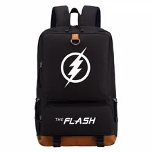 WISHOT Hero The Flash Рюкзак Модный повседневный рюкзак для подростков Мужская школьная сумка для путешествий