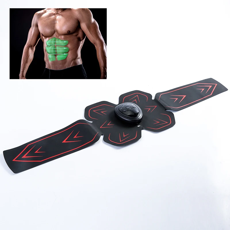 Vibration Fitness Massager Abdominal Muscle Trainer Electro Stimulator Gym Home EMS Spierstimulator Fitness Abdominale Training (11)