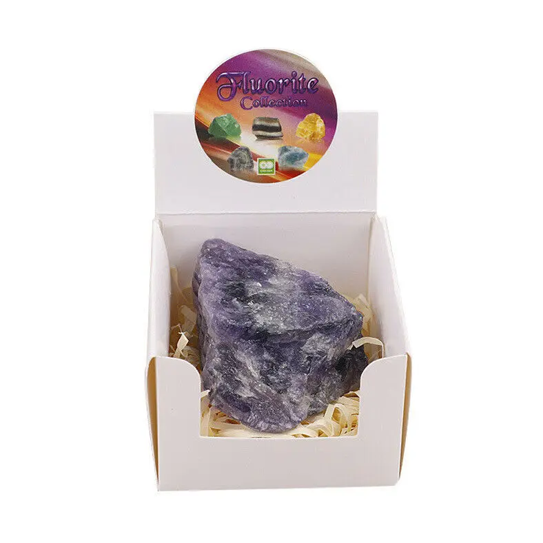 

1PC Natural Purple Fluorite Quartz Crystal Stone Original Stone Point Healing Natural Stones and Minerals
