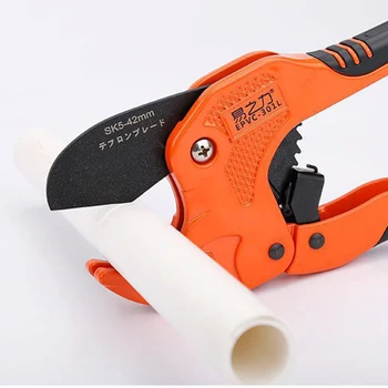 

1 pc Useful PVC Cutter PPR Pipe Aluminum Alloy Body Ratchet Scissors Tube Cutter Hose Cutting Home Garden Hand Tools