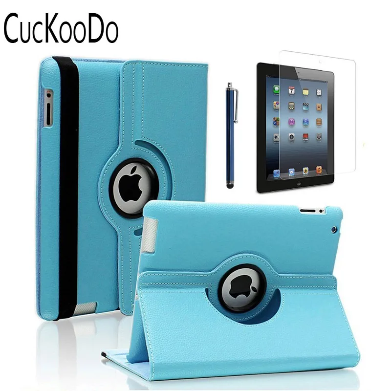 

360 Degree Rotating Stand Smart Case Cover for iPad with Retina Display (iPad 4th Generation), For the new iPad 3 & iPad 2