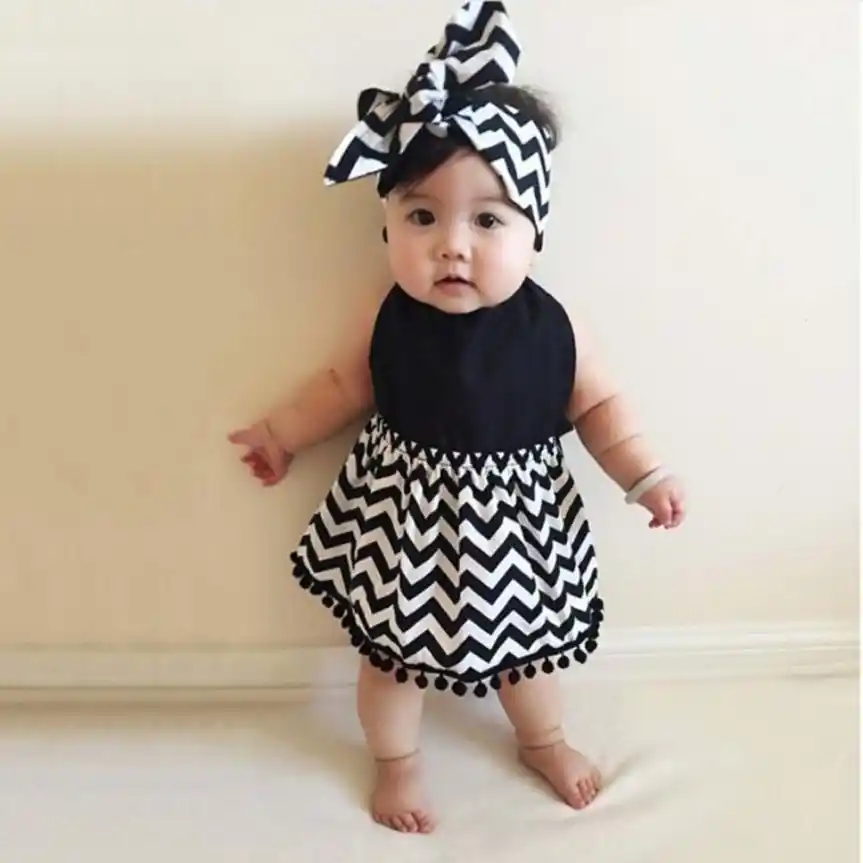 baby frock with hair band