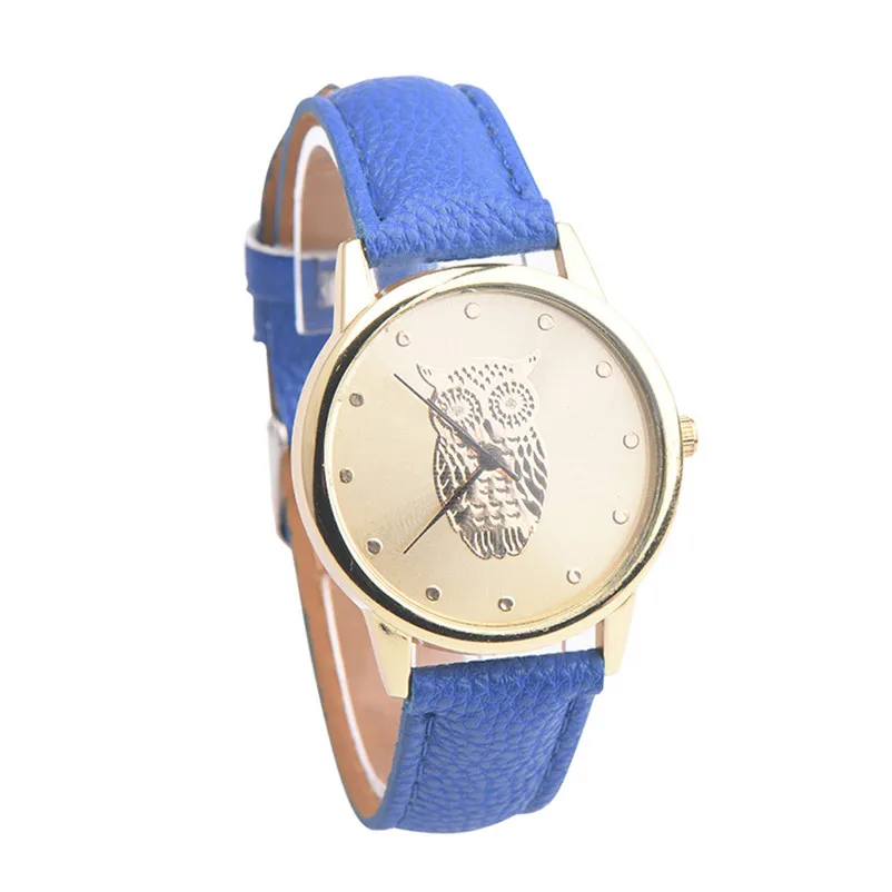 

Retro Design Owl Dial Watches Mens Women Fashion Leather Strap Analog Quartz Watch Ladies Vogue Wrist Watch
