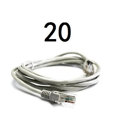 

20# MEIBAI CAT5 Flat Ethernet Cable Networking Ethernet Patch Cord LAN Cable CAT5
