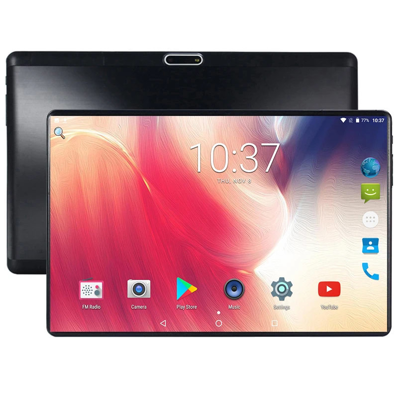 IBOPAIDA 10 дюймов 4G LTE планшетный ПК Восьмиядерный 4 Гб ОЗУ 64 ПЗУ 1280*800 IPS 2.5D Закаленное