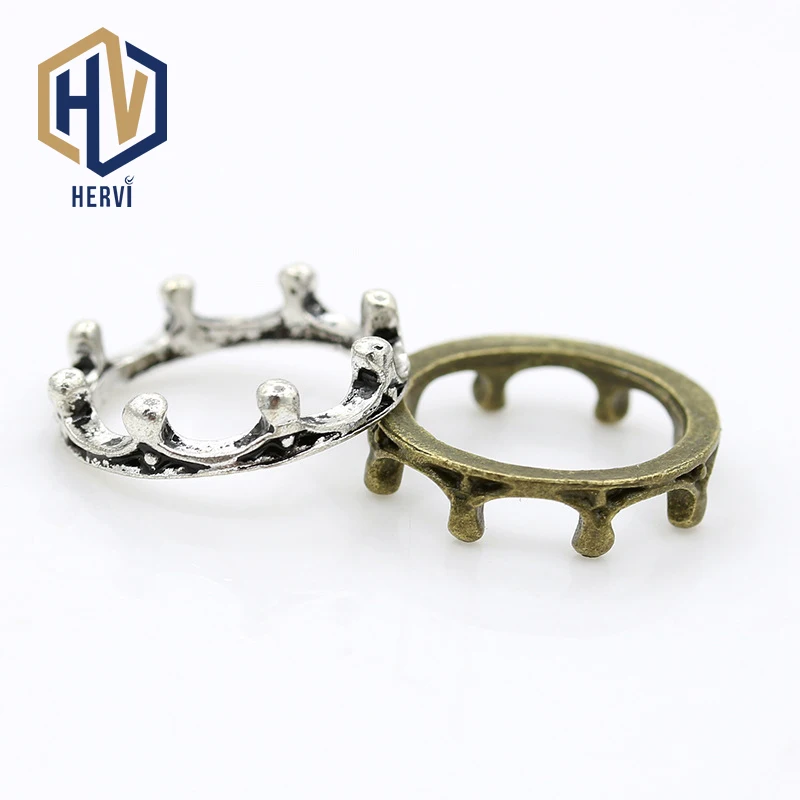 Retro Crystal Drill Hollow Crown Shaped Queen Temperament Rings For Women Party Wedding Ring Jewelry Free Shipping JZ24 | Украшения и