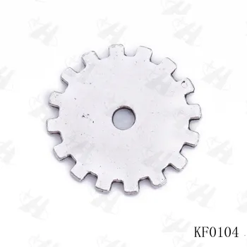 

Silver Plated Round Watch Bracelet Gear Charms Steampunk Cog Charm Supplies DIY Casting Pendant Bracelet Jewelry Findings