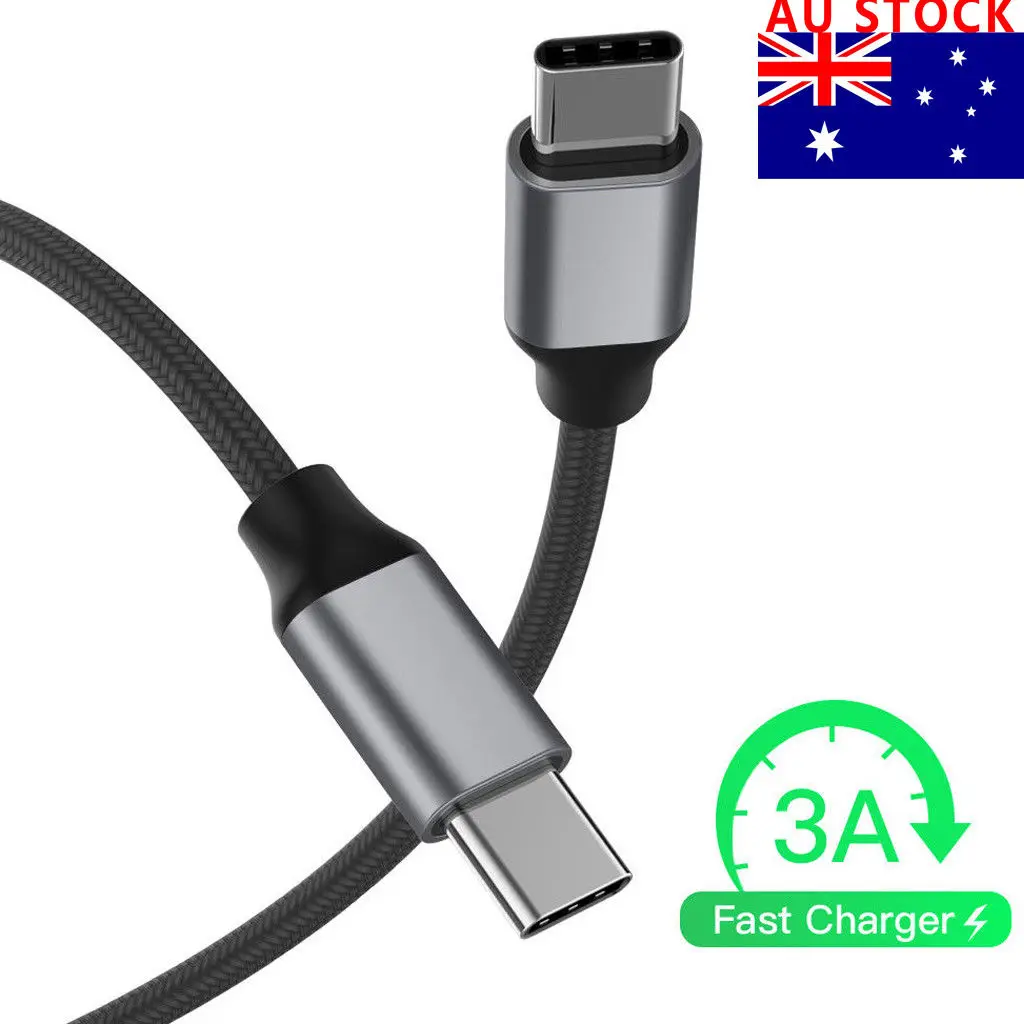 

USB-C 3.1 Type-C to USB-C 3.1 Type-C Cable Cord Fast Charger Charging for MacBook Speed Sync 5GB/s