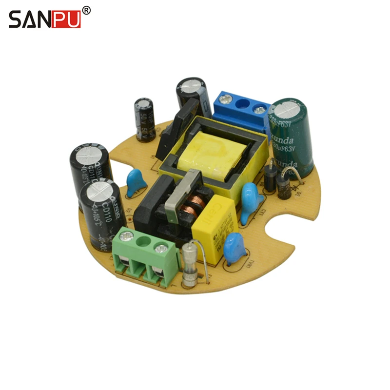

2pcs 450mA LED Driver 12W 30V DC Constant Current AC-DC Switch Mode Power Supply Open Frame Built-in for LED Downlight Lamp