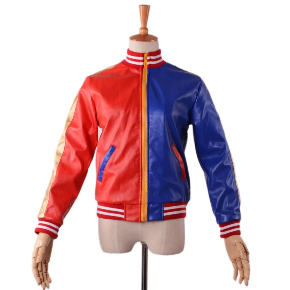 2016 Movie Suicide Squad Antihero Joker Harley Quinn Cosplay Jacket