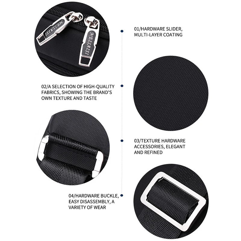 DECRJI الرجال الأزياء أكسفورد Crossbody حقيبة متعددة الوظائف الذكور حقائب كتف متنقلة كبيرة قدرة الأعمال بولسا الغمد DECRJI الرجال الأزياء أكسفورد Crossbody حقيبة متعددة الوظائف الذكور حقائب كتف متنقلة كبيرة قدرة الأعمال بولسا الغمد