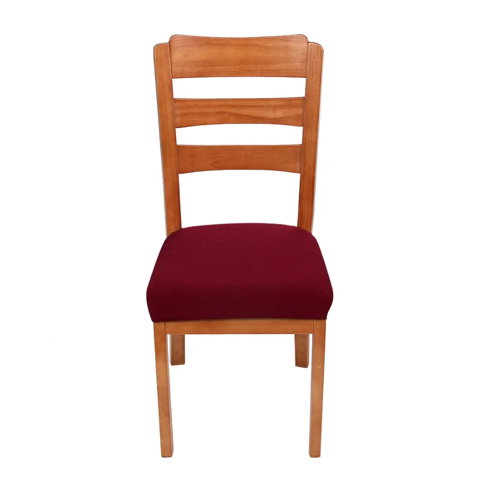 Жаккард сплошной цвет современный домашний декоративный стул Чехлы эластичные стрейч чехлы из спандекса Банкетный короткий Чехол для стула для офиса