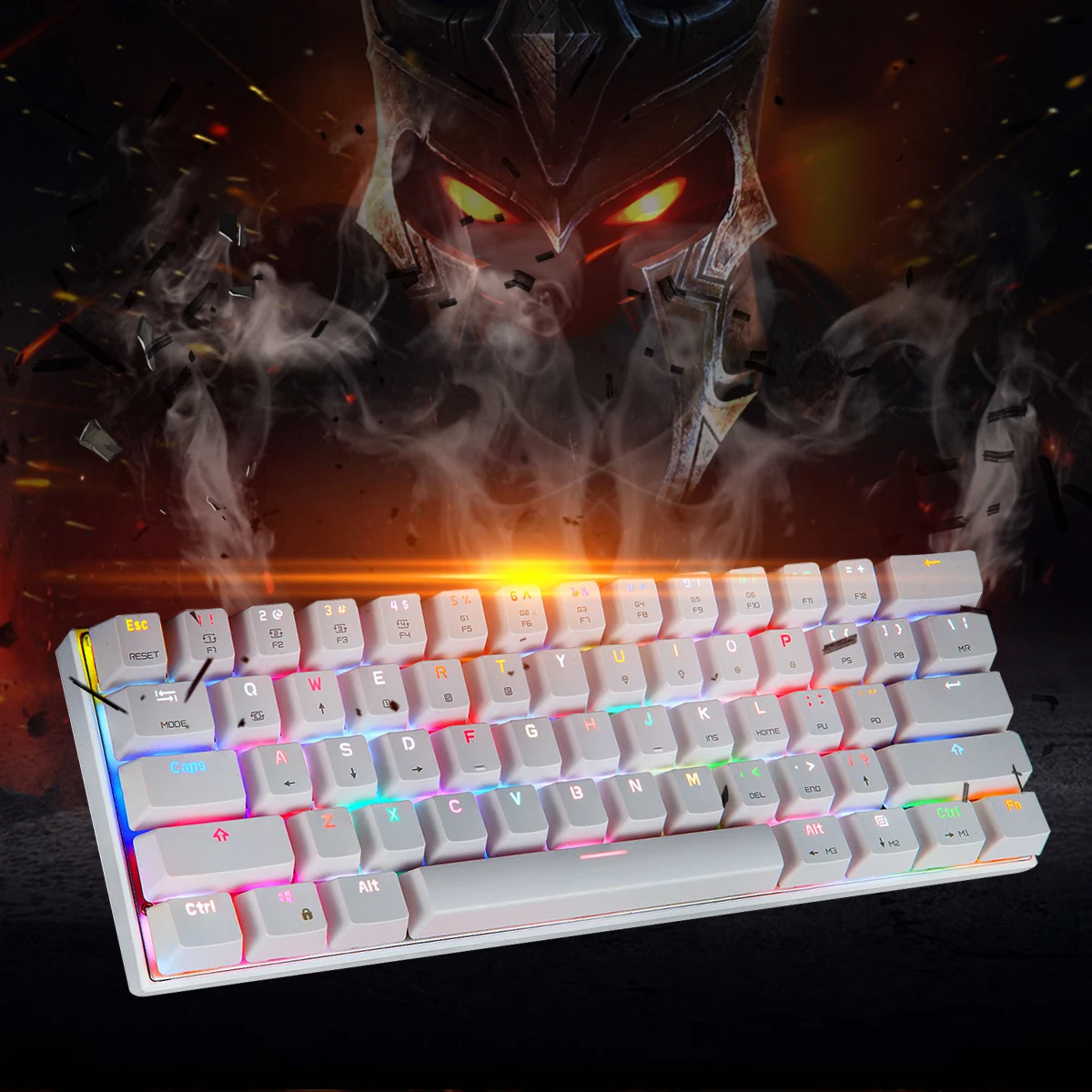 

K62 RGB Gaming Mechanical Bluetooth Keyboard 61 Keys LED Backlit RGB Anti-Ghosting Keyboard For Gamer