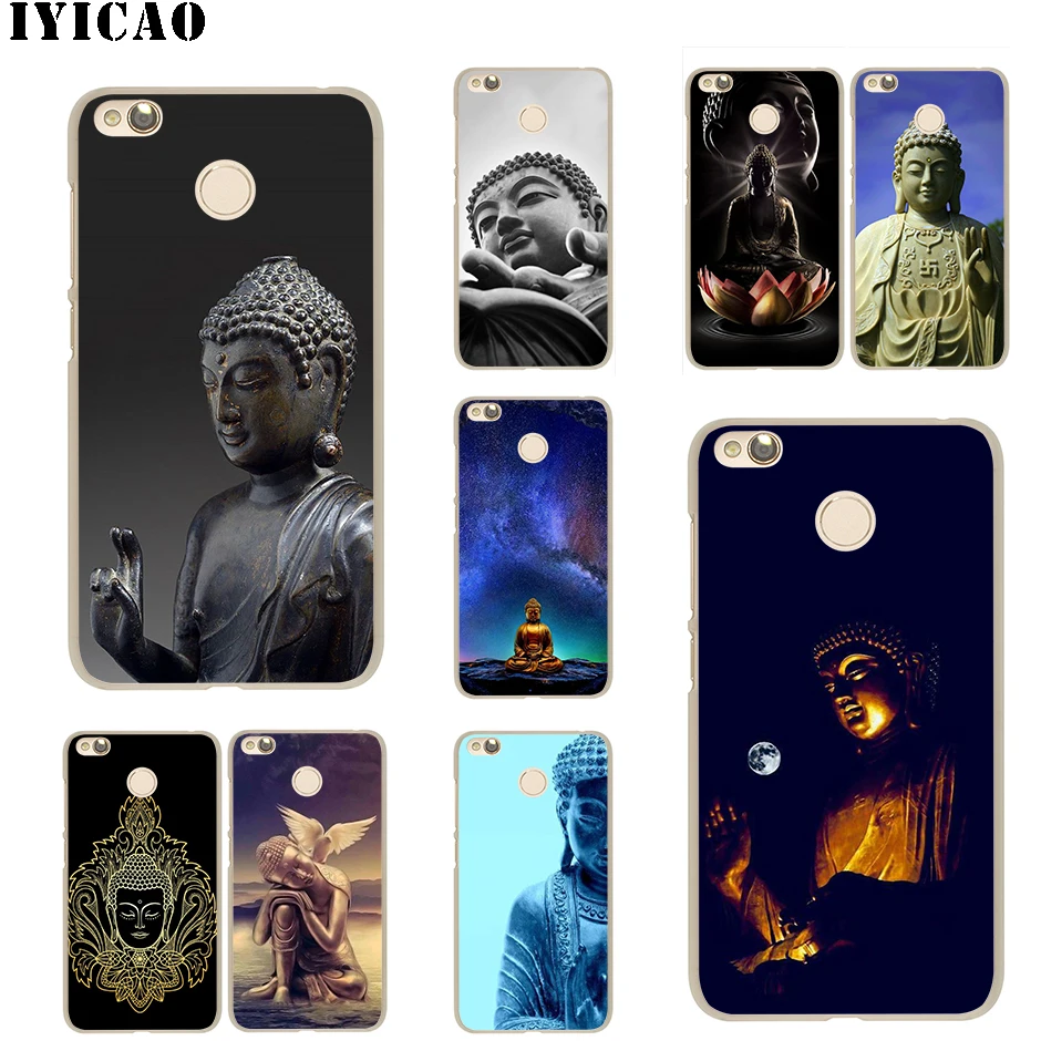 IYICAO Gautama Buddha Hard for Xiaomi Mi 5 5S 6 9 8 A2 Lite 5X Mix 2S F1 SE MAX 3 9T A3 Pro CC9E Redmi Note | Мобильные телефоны и