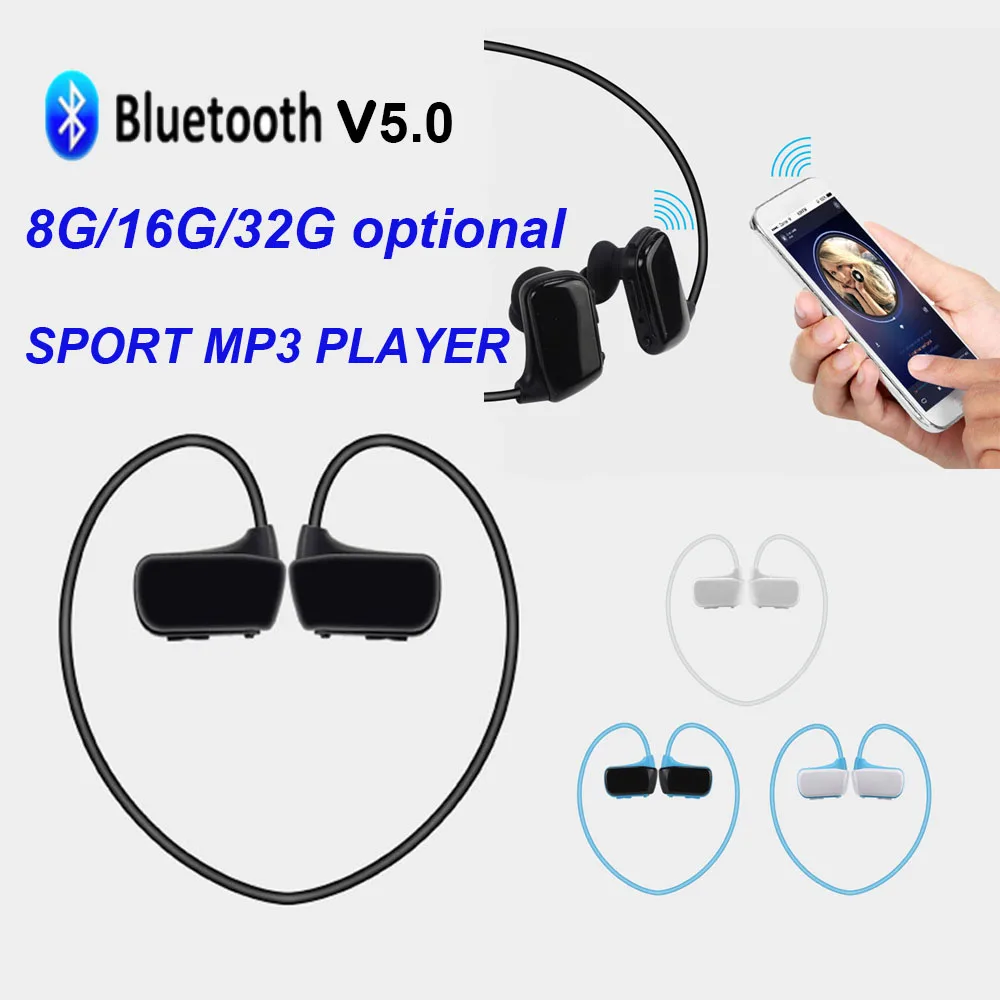 mp3player juice 003 MP3 Player Wireless Headset Bluetooth Headphone Stereo Sport Earphone 8GB/16G Music Player spotify mp3 player