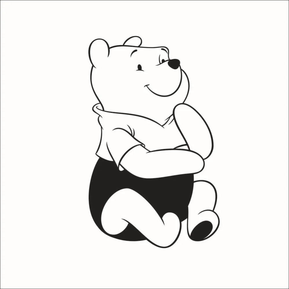 729 20 De Réductiondessin Animé Animation Winnie Ourson Stickers Muraux Enfants Chambre Salon Chambre Décor à La Maison Vinyle Amovible Affiche