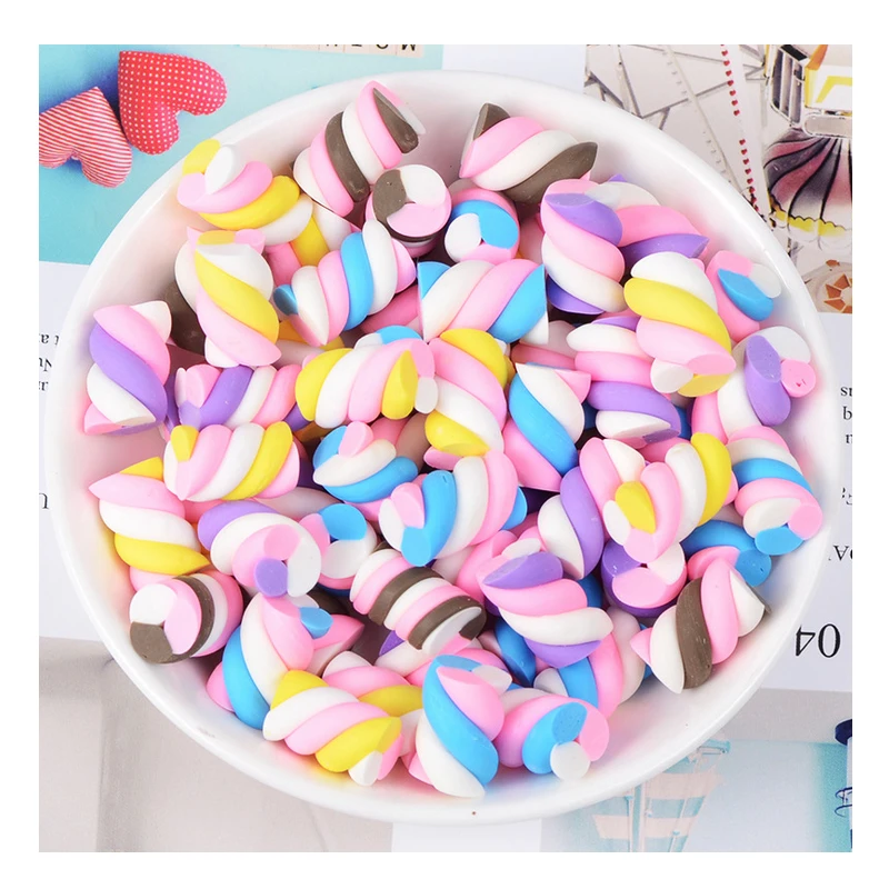 

CCINEE 1PCS Soft Pottery Cotton Candy For DIY Micro Landscape Material Resin Accessories
