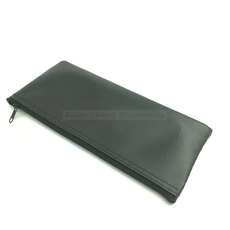 KSOAQP Black Zipper Microphone Mic Pouch Bag fits FOR SHURE SM57 Beta