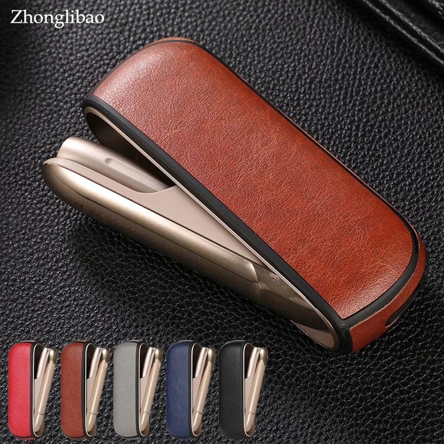 

Luxury Leather Case for Iqos 3.0 Cigarette Accessories Carrying Protective Anti Scratch Soft TPU+PU Leather Cover for Iqos 3.0 3