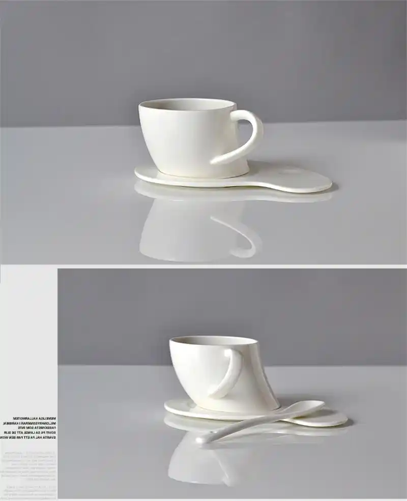 150ml Plain White Quality Bone China Tea Cup And Saucer Set