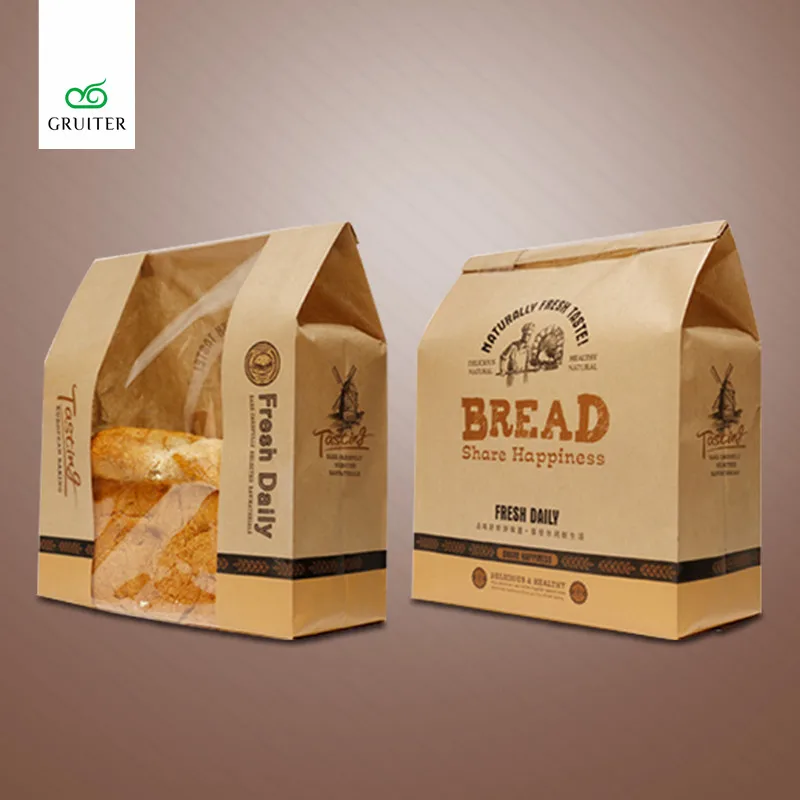 French Bread Bags DIY Baking W/Food Grade Kraft Greaseproof Paper