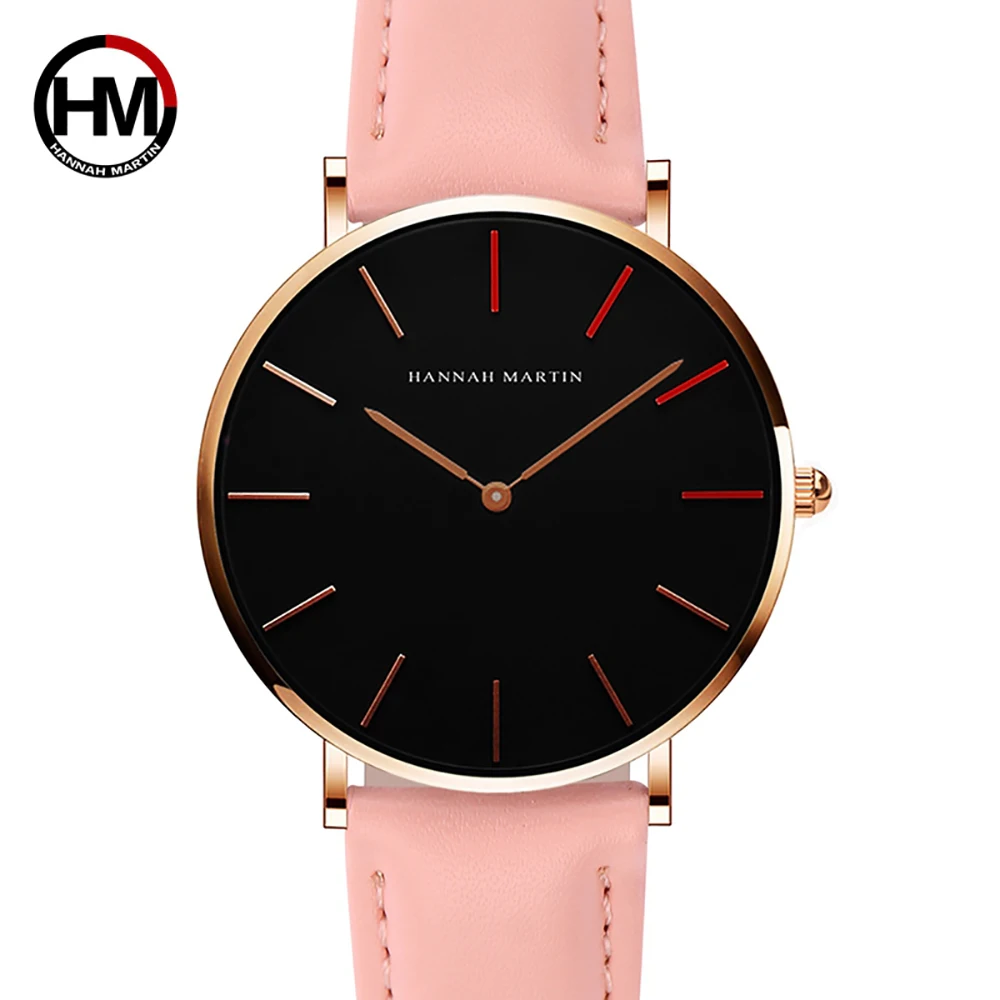 

Casual Leather Watches for Women Fashion Rose Gold Ladies Wristwatches Bracelet Minimalist Female Simple Watch Relogios Feminino